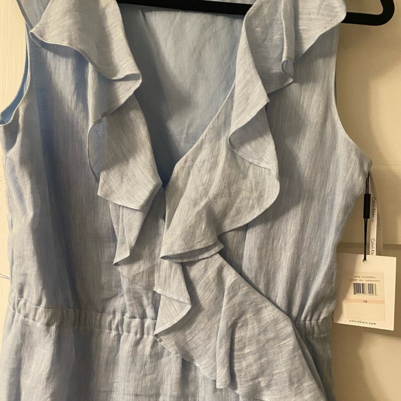 Calvin Klein Light Blue Sleeveless Dress - Picture 3 of 4